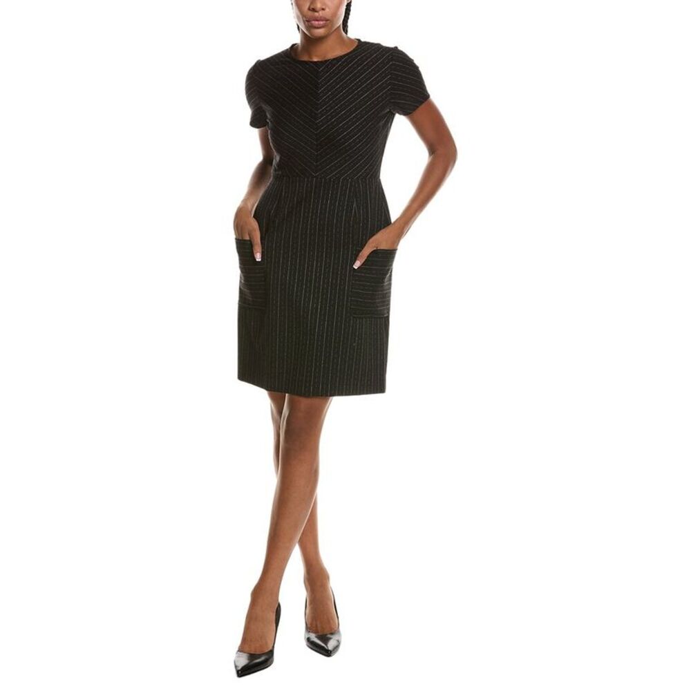 Diane Von Furstenberg Womens Wilma Mini Dress, Black